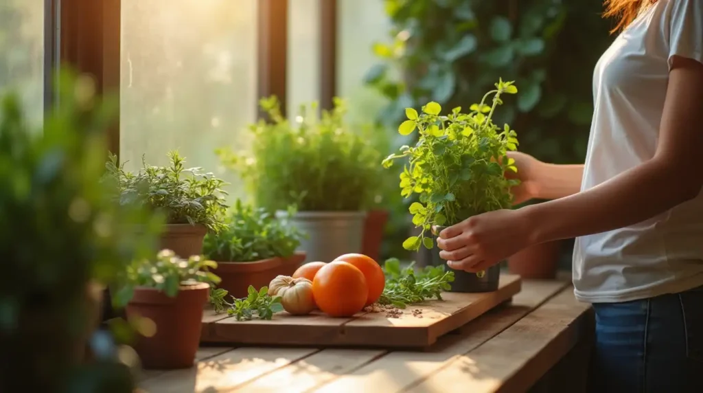 Seasonal Herb Growth